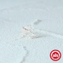 CANNER 1PC Ins Simple Flat Head Stud Earring Women 925 Silver