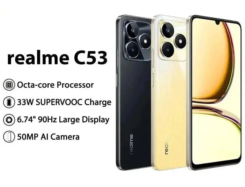Realme C53 Global Version 6GB 8GB RAM 128GB 256GB Storage