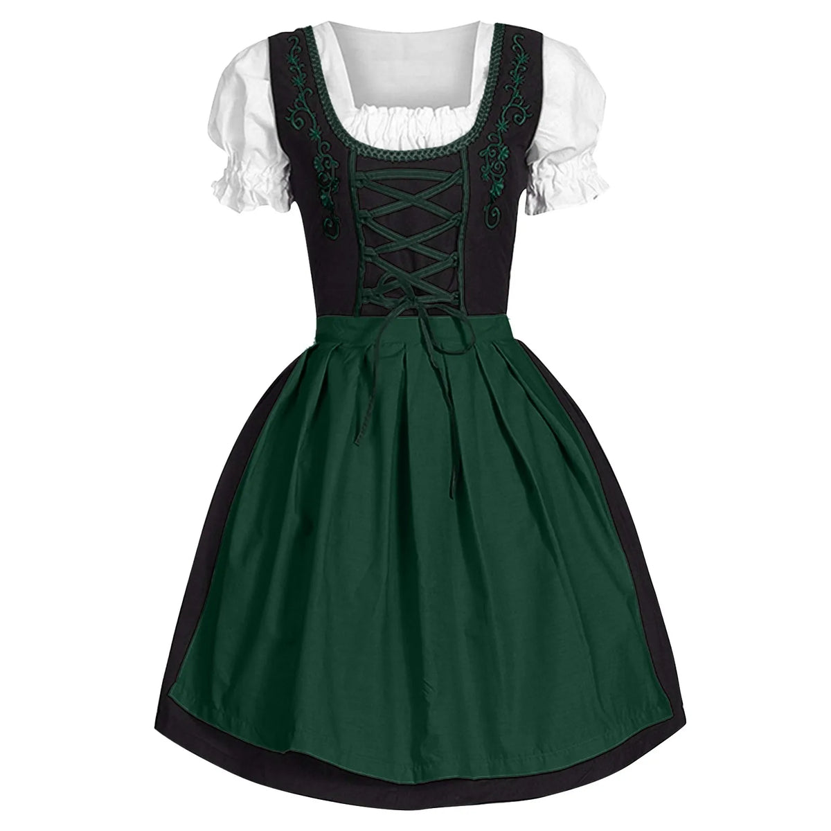 Lace-Up Oktoberfest Dirndl Costume Dress