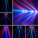 2 Pack RGBW Mini Spider Stage Light