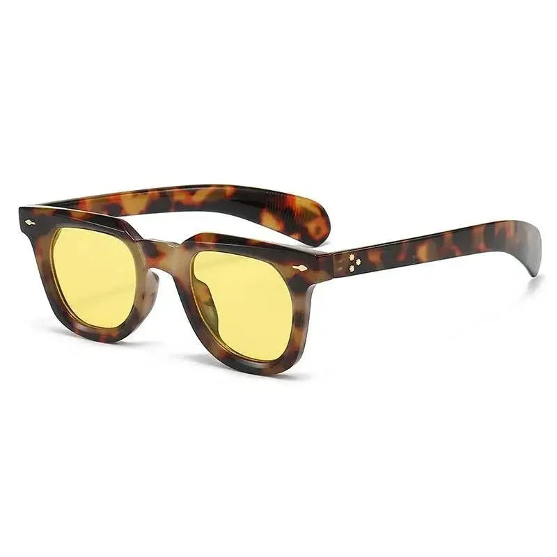 UV400 Vintage Square Sunglasses for Men and Women Unisex