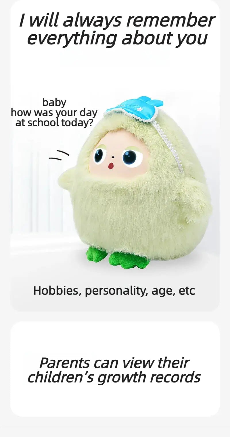 AI Plush Toy Robot Soft Companion With Six Personalities And Voice Control