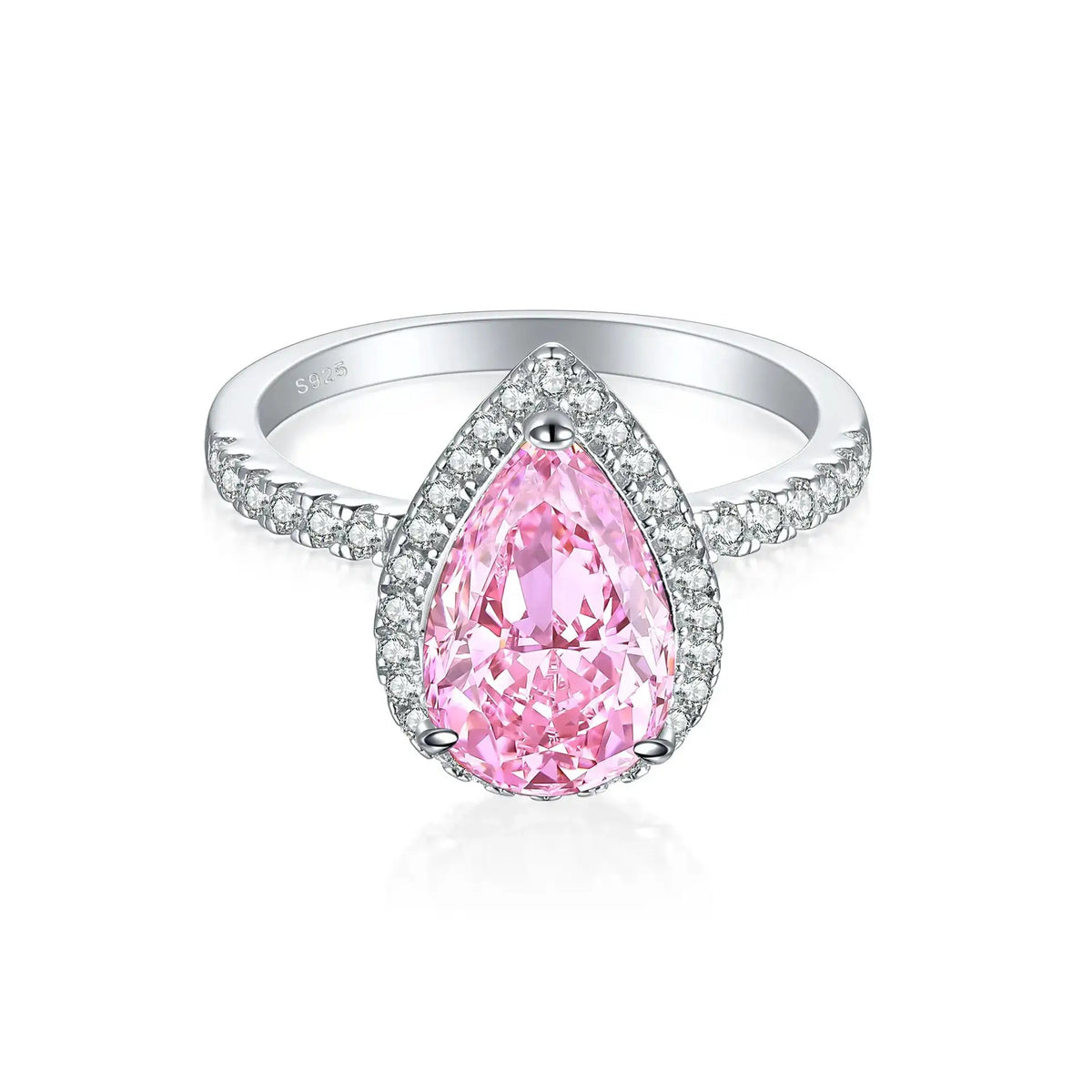 Sterling Silver Silver Moissanite Cocktail Ring — product image 10