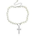 European And American Jewelry Cross Heart Pendant Necklace