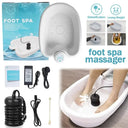 Detox Ionic Foot Spa Bath Machine Massage Mini Electric Foot Detoxification Relieve Fatigue Promote Good Health Full Vitality