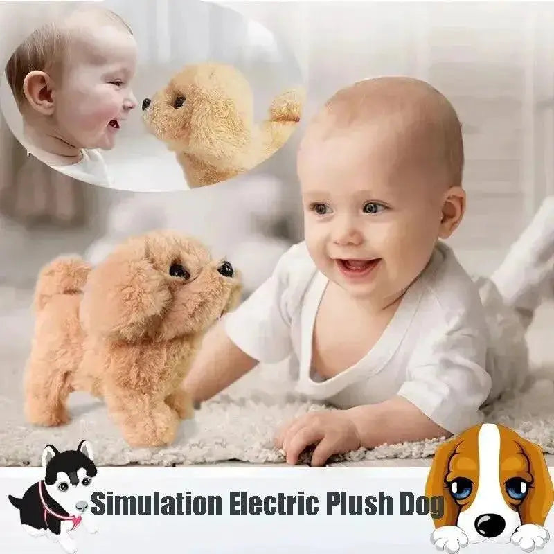 Walking Plush Robot Dog Toy Interactive Gift For Kids