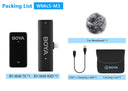 Boya Bywmics5 Wireless Lavalier Microphone Kit For Iphone Android Youtube Vlogging