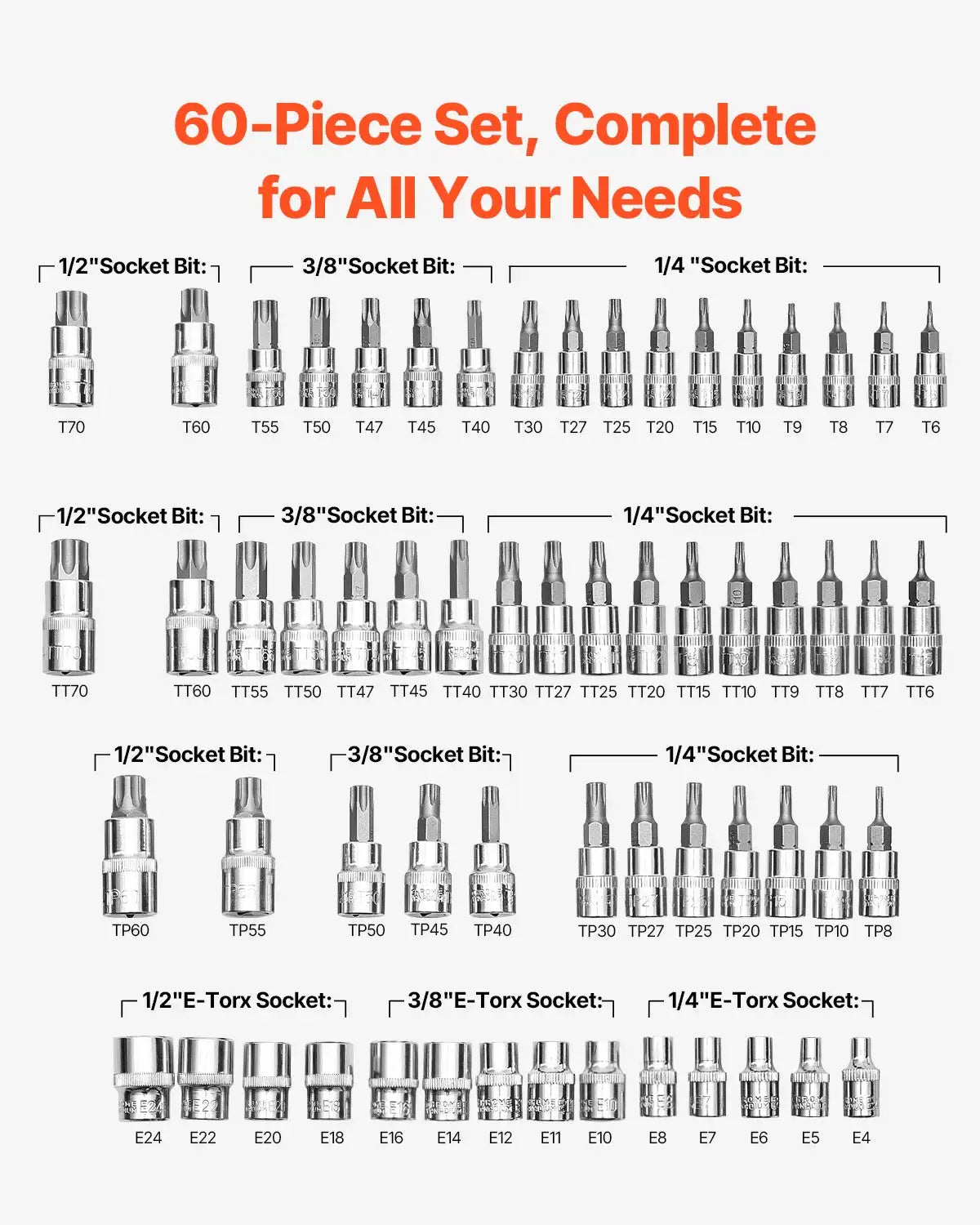 SucceBuy Piece Torx Sockets — product image 6