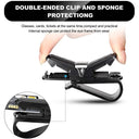 Car Sun Visor Glasses Holder - Eyewear and Card Storage Solution