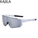 Trendy Oversized Rimless Sports Sunglasses UV400 Protection