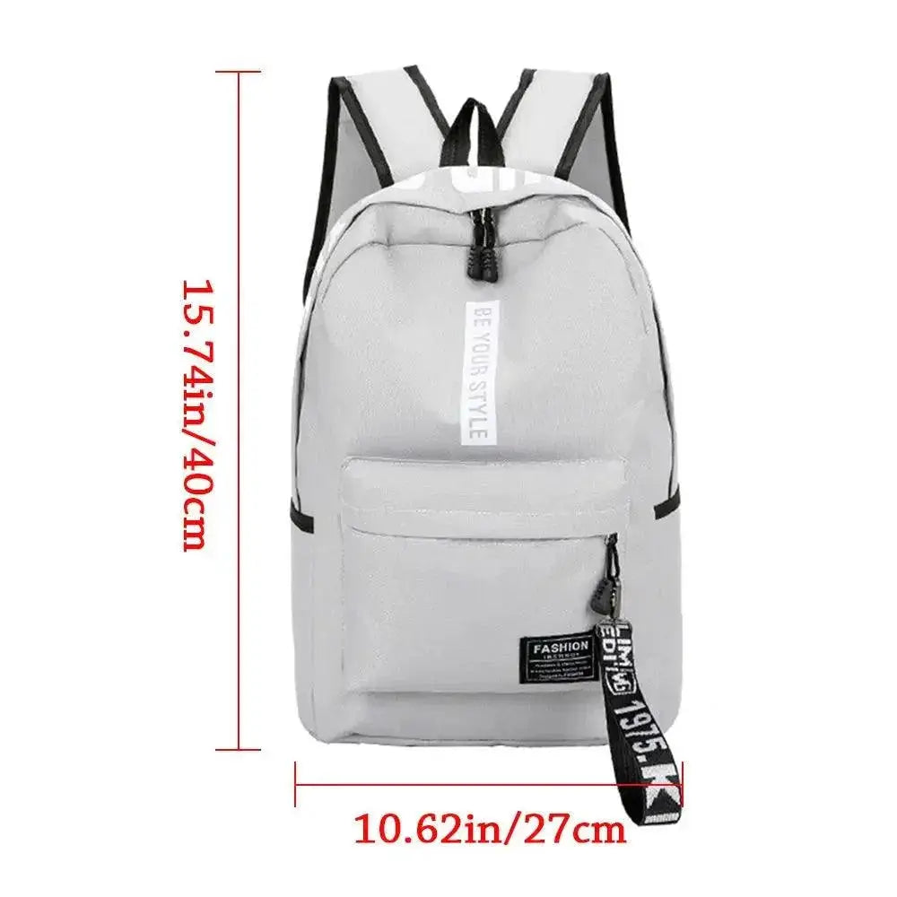 Waterproof Nylon Backpack For Students And Travelers
