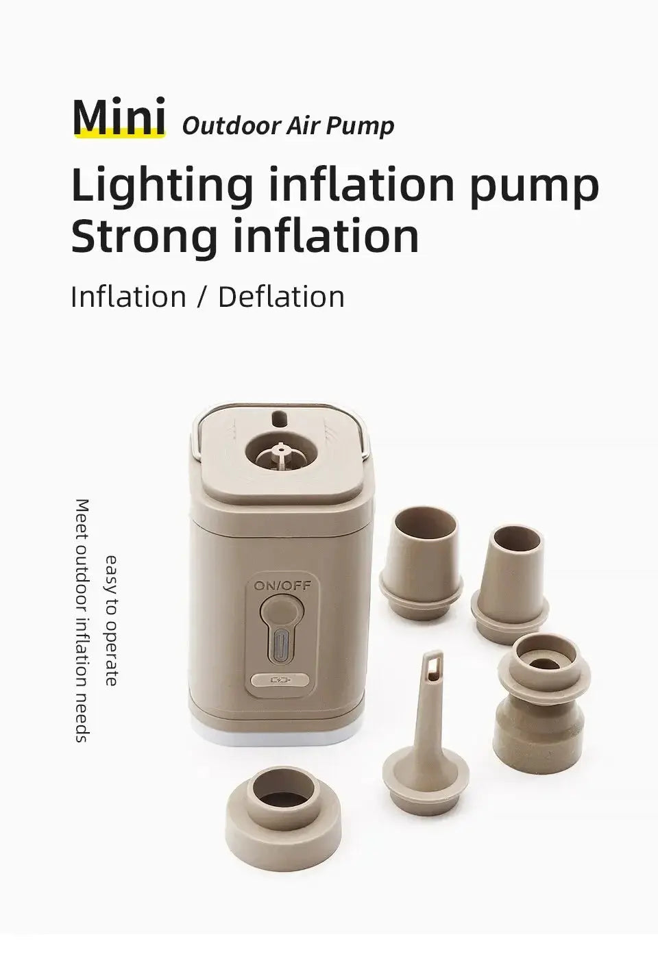 Portable Wireless Electric Air Pump Inflator Deflator Pumps - OurLum.com