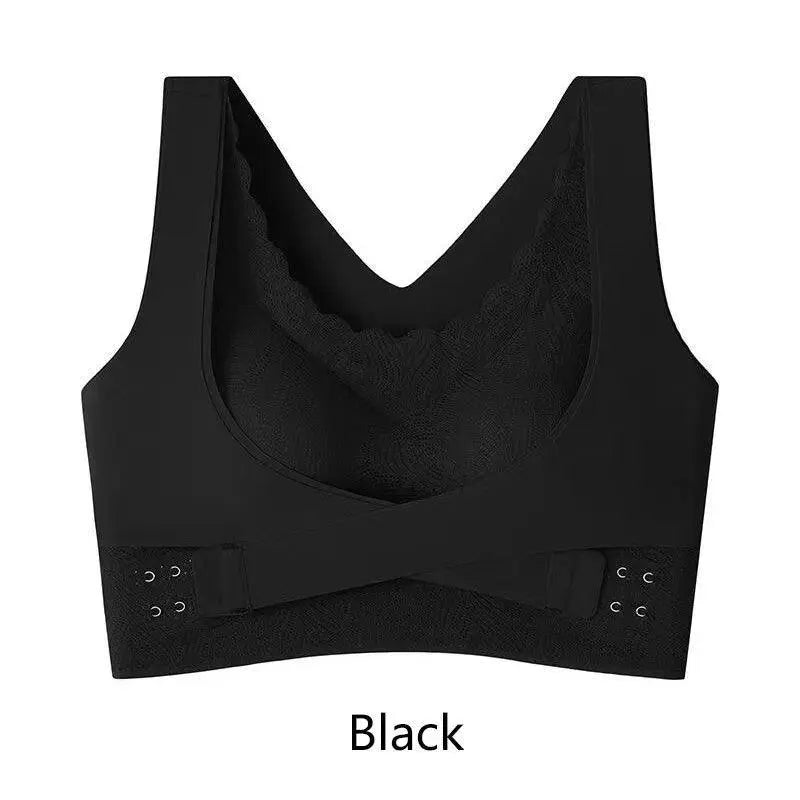 Black Sports Bra Versatile Fitness Friendly Workout Top