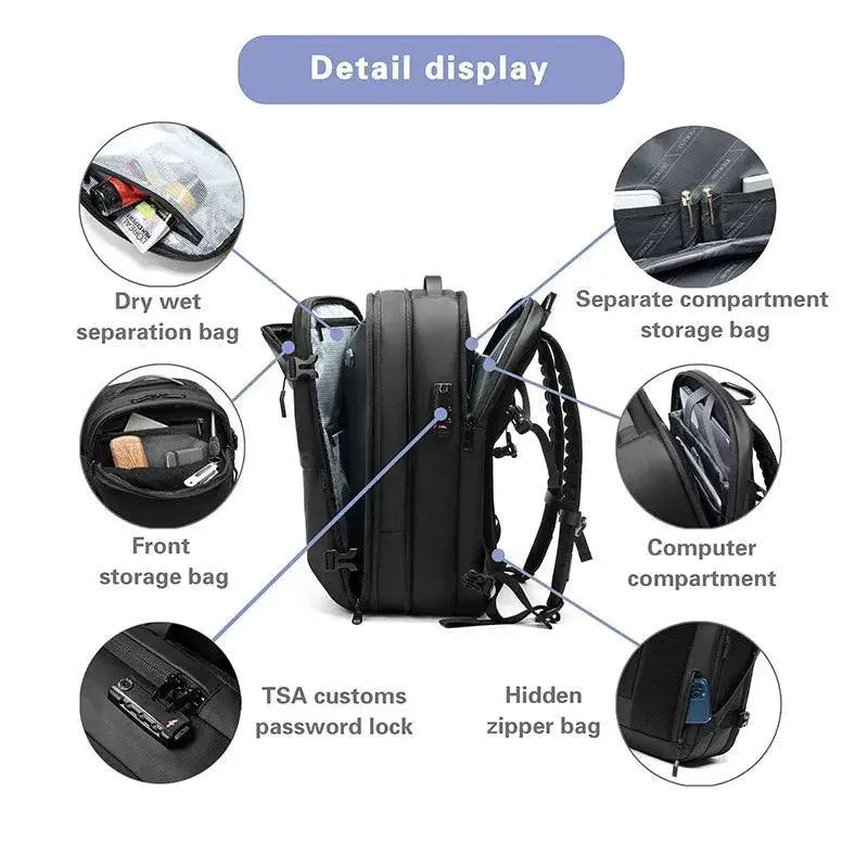 Versatile Waterproof Laptop Backpack For Men And Women