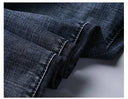 Wthinlee New Business Men's Jeans Casual Straight Stretch Denim