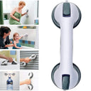 Shower Safety Handle Double Lock Vacuum Disc Anti-Slip Grip
