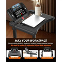 Portable 12 Percent Incline Walking Pad Treadmill Desk Ready