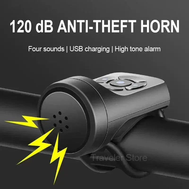 Rechargeable Bicycle Safety Horn For Audible Road Presence