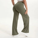 NCLAGEN SoftMotion Yoga Pants Women Mid Waist Leg