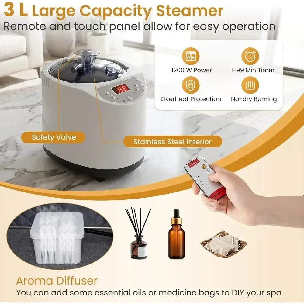 Steam Adjustable Home Sauna