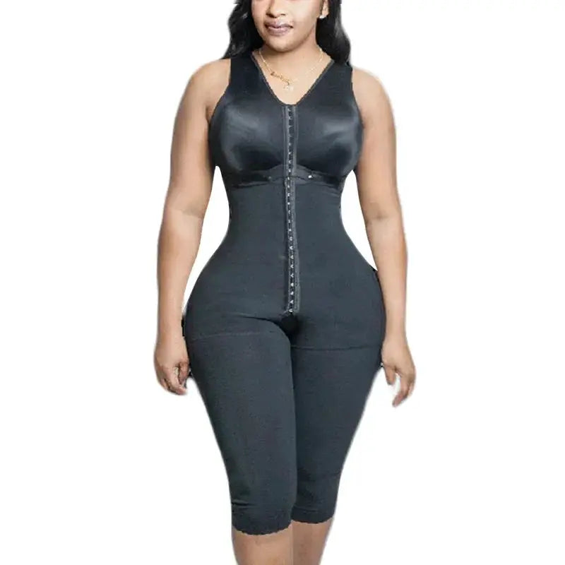 High Compression Fajas Bodysuit With Tummy Control Shapewear