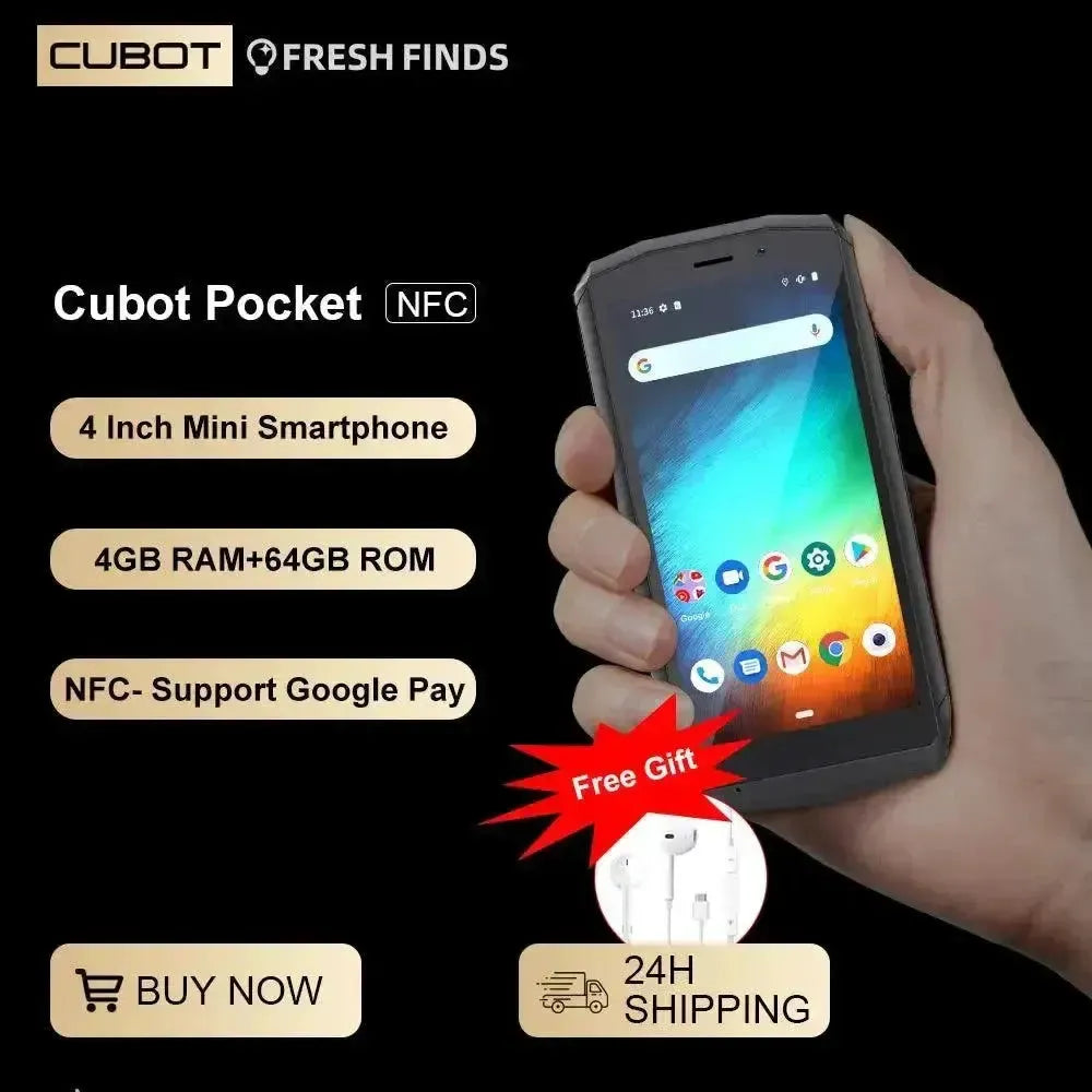 Cubot Pocket Mini 4 Inch Smartphone Powerful Android Device