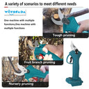 18V Cordless Electric Pruning Shears With 4 Cutting Gears