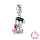 100 Sterling Silver Red Apple Bow