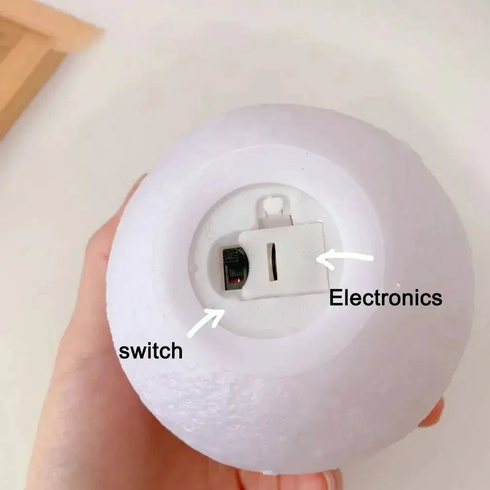 Moon Lamp 5 Sizes Rechargeable LED for Kids Bedroom Decor