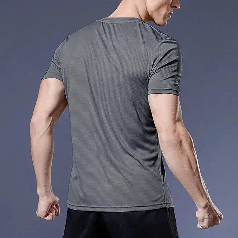 Mens Quick Dry Running And Soccer Jersey Shirt Breathable