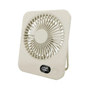 Mini Portable Fan USB Desk Fan Rechargeable Table Fan Small Wall Mounted Ceiling Fan 5 Speeds Powerful Wind Foldable Camping Fan