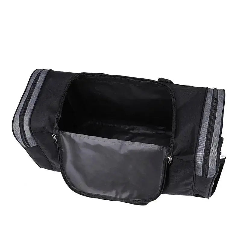 Waterproof Waxed Canvas Leather Travel Bag For Men Carry On