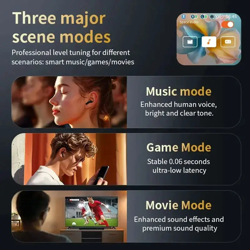 Trend M6 Touch Screen Wireless Earphone TWS Charging Case
