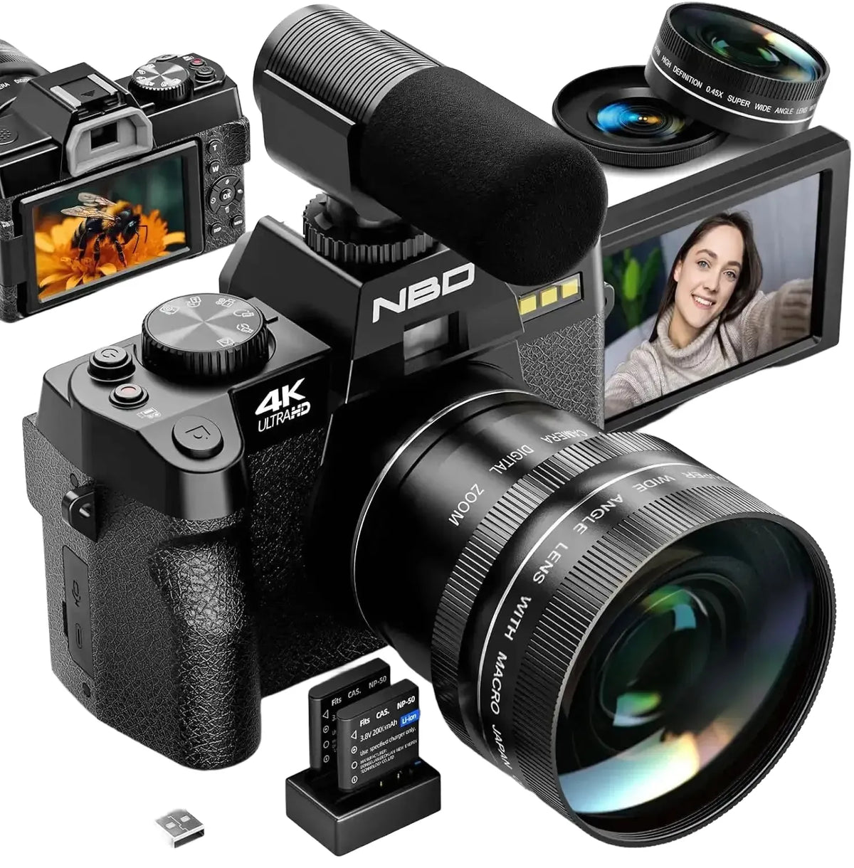NBD Digital Camera For Travel — product view 1