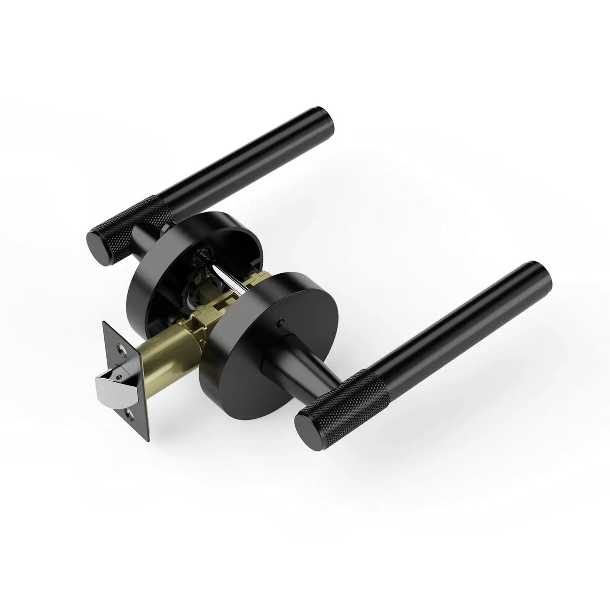 Zinc Knurled Handle - Keyless Lock — product view 6