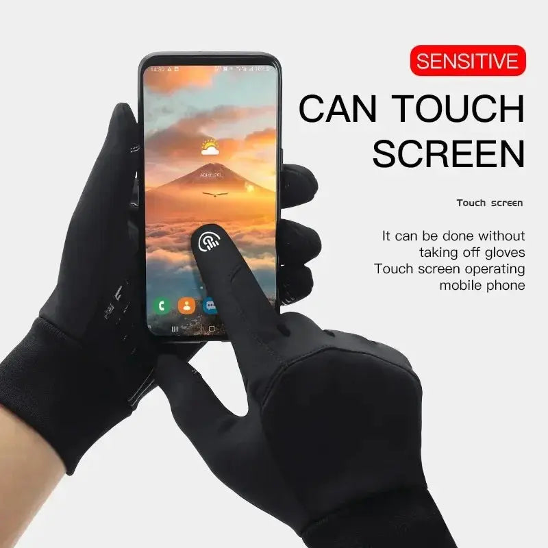 Autumn Winter Outdoor Cycling Gloves Touch Screen Nonslip