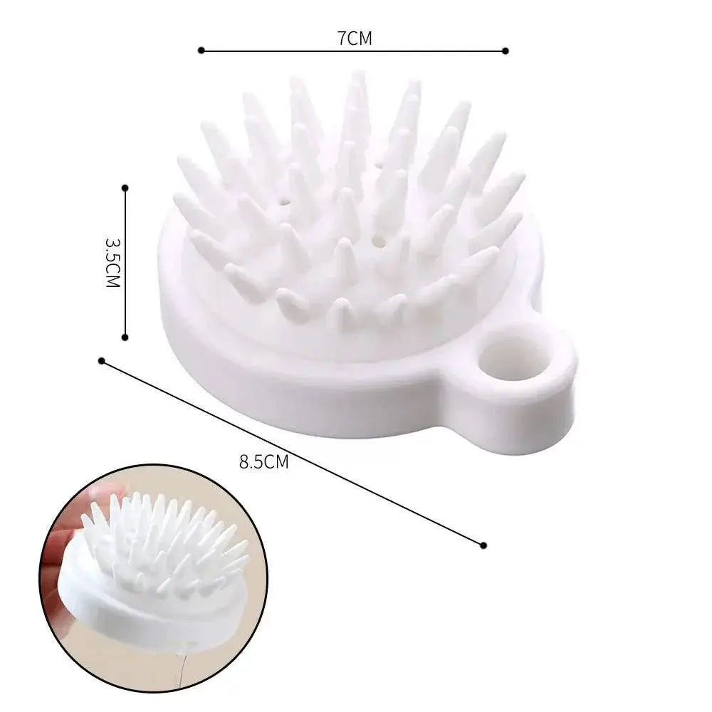 Pet Silicone Shampoo Massager Brush For Bath Time Grooming
