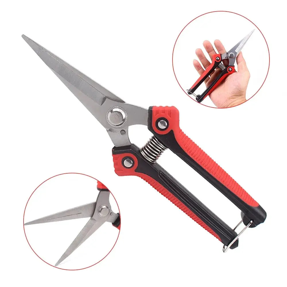 RDDSPON Pruning Shears Stainless Steel Non Slip Handle