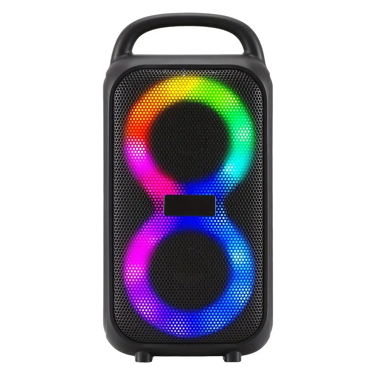 Professional Large Bluetooth Speaker with Microphone, Portable Design, Featuring JBL Subwoofer Party Box, LED Lights, Compatible with BT/USB/TF/AUX/FM/TWS/MIC/EQ Functions, Professional Karaoke. Ideal Gift for Birthdays, Chri