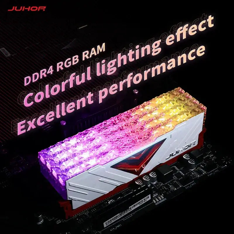 Go JUHOR RGB DDR4 16GB 3200MHz UDIMM Memory Kit For Gaming