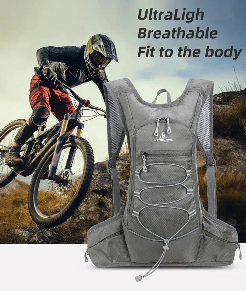 Waterproof Cycling Backpack With Hydration Bladder Day Pack