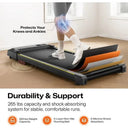 Portable Desk Treadmill With Incline Foldable Home Office 2.5HP
