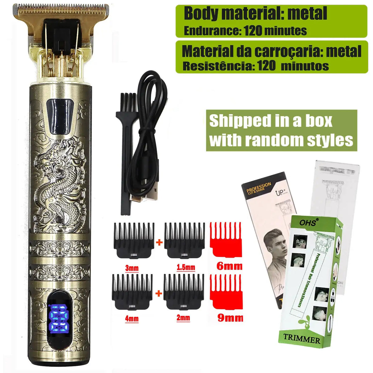 Hair Clippers - Precision Titanium Blades — product view 17
