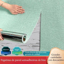 Waterproof Linen Wallpaper for Bathrooms