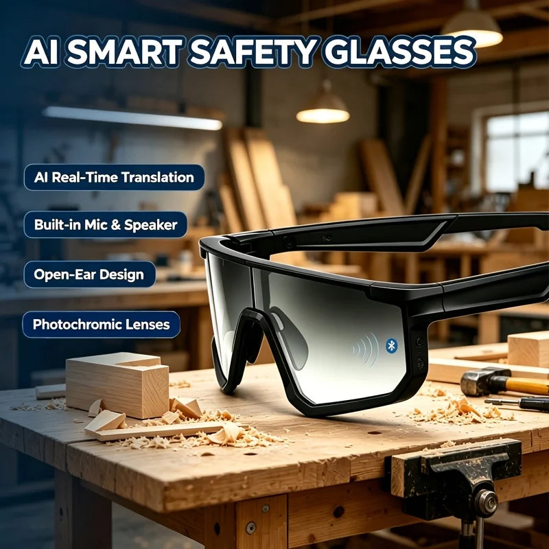 Smart Safety Goggles AI-Powered Translation