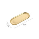 Stainless Steel Nail Art Organizer Tray Neat Storage Tools