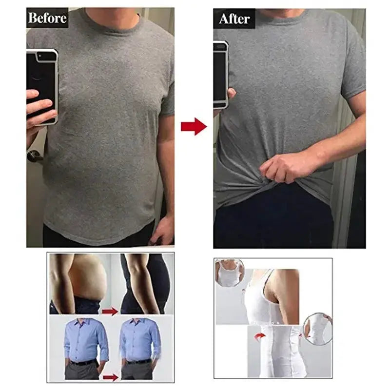 Slimming Vest For Men Slimming Underwear Body Shaper Corset