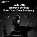 Picun F8 Pro Wireless Headset - 52Db Anc