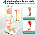 Leg Massager with Heat and Comression, Foot and Leg Massager for Circulation and Pain Relief, Air Compression Boots