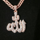 Sparkling Iced Out Allah Arabic